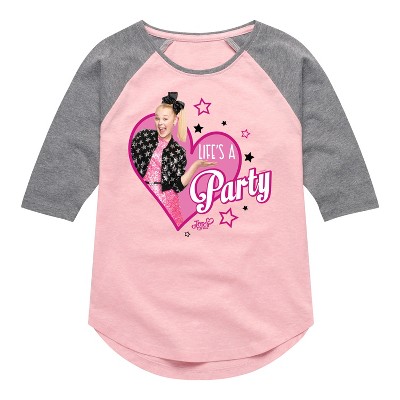 JoJo Siwa Life's a Party  - Light Pink/Ath Hea - 3T