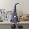 Northlight Sitting  Gnome with Matching Hat and Shoes Christmas Figure - 18" - Gray and Black - 2 of 4