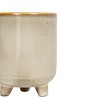 Footed Planter White Porcelain - 3 of 4