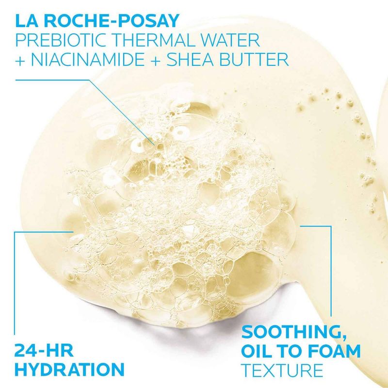 La Roche Posay Lipikar AP+ Gentle Foaming Cleansing Oil - Unscented - 13.52 fl oz, 6 of 13