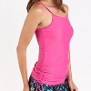 Calypsa Women's Adjustable Strap Tankini Maya Swim Top - 2 of 3