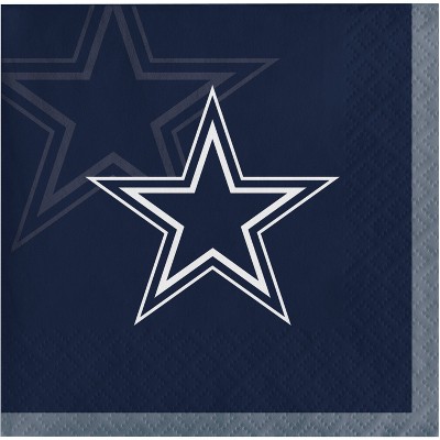 48ct Dallas Cowboys Football Beverage Napkins