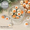 Big Dot of Happiness Little Clementine - Orange Citrus Baby Shower and Birthday Party Small Round Candy Stickers - Party Favor Labels - 324 Count - 2 of 4