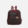 MKF Collection Cora Milan M Signature Trendy Travel Backpack by Mia K- Red - 2 of 4