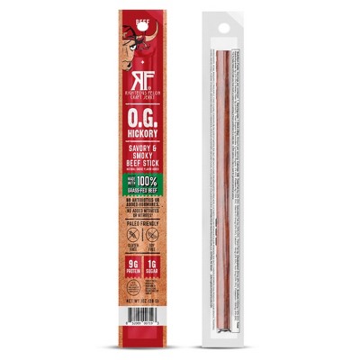 Righteous Felon Craft Jerky Felon OG Hickory Beef Stick - 9g Protein - 1oz