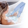 Unique Bargains Double Side Body Scrub Towel 22.83"x3.54" 1 Pc - 2 of 4