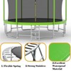 NAYSAYE Trampoline 15FT with Safety Net and Ladder for Kids and Adults Outdoor Recreation, Green, 179.92"*107.87"*197.02" - 4 of 4
