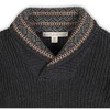 Boys' Organic Long Sleeve Shawl Collar Sweater with Intarsia Detail, Kids - 2 of 3