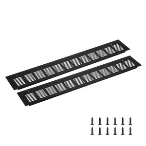 Unique Bargains Rectangle Ventilation Grille, Aluminum - 1 of 3