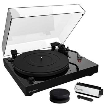 Fluance RT83 Reference Vinyl Turntable Record Player with Record Weight and Vinyl Cleaning Kit