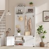 1 Set PB+MDF Board 100Cm Hallway Cabinet - Hallway Organizer, Hallway Storage Cabinet, Hallway Furniture, Hallway Storage Solution, Hallway Cupboard - 4 of 4