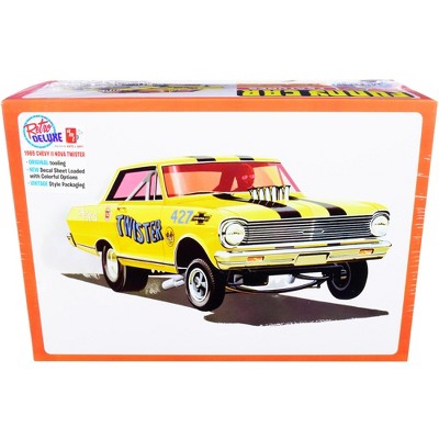 Skill 2 Model Kit 1965 Chevrolet II Nova AWB Funny Car "Twister" 1/25 Scale Model by AMT