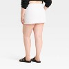 Women's Low-Rise Zip-Front Denim Mini Skort - Wild Fable™ - 2 of 3