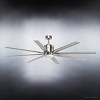 Urban Ambiance Luxury Urban Loft Indoor / Outdoor Ceiling Fan,  16.8"H x 72"W,  Brushed Nickel, UHP9051 - 4 of 4