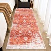 Area Rug Oriental Vintage Distressed Rug for Living Room Bedroom - 3 of 4