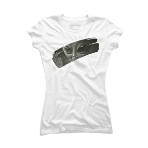 Junior's Design By Humans Alien By surgeryminor T-Shirt - 1 of 3