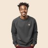 Dalix Cappuccino Embroidered Fleece Crewneck Long Sleeve Sweatshirt Mens - 2 of 4