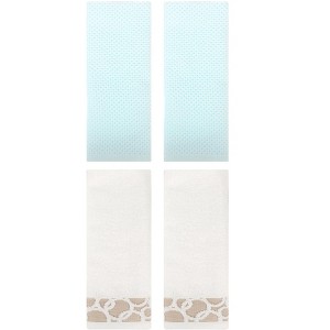 REGALWOVEN 4 Pcs Cotton Bathroom Hand Towels for Kitchen - 1 of 4