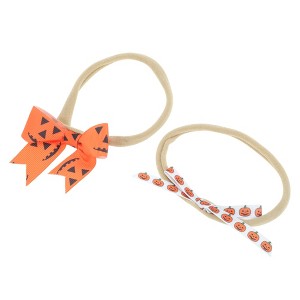 Unique Bargains Kid's Halloween Cute Hair Elastics 2 Pcs - 1 of 4
