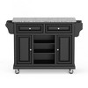 Glenwillow Home Kitchen Cart with Locking Casters - 3 of 4