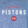 NBA Detroit Pistons Women's Burnout Crew Neck Fleece Sweatshirt - 4 of 4