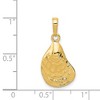 Black Bow Jewelry 14k Yellow Gold Oyster Shell Pendant - 4 of 4
