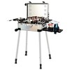 Lockable Rolling Makeup Train Case with LED Mirror - 2 of 4