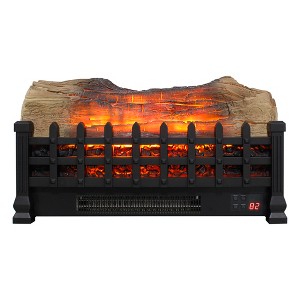 20-Inch Electric Fireplace 3D Log Set Insert, Free Standing Heater for Indoor Use - 1 of 4