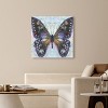 Art Remedy On Her Way Colorful buterfly and flowers wall art Unframed - 2 of 4