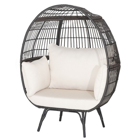 Egg wicker hot sale chair target