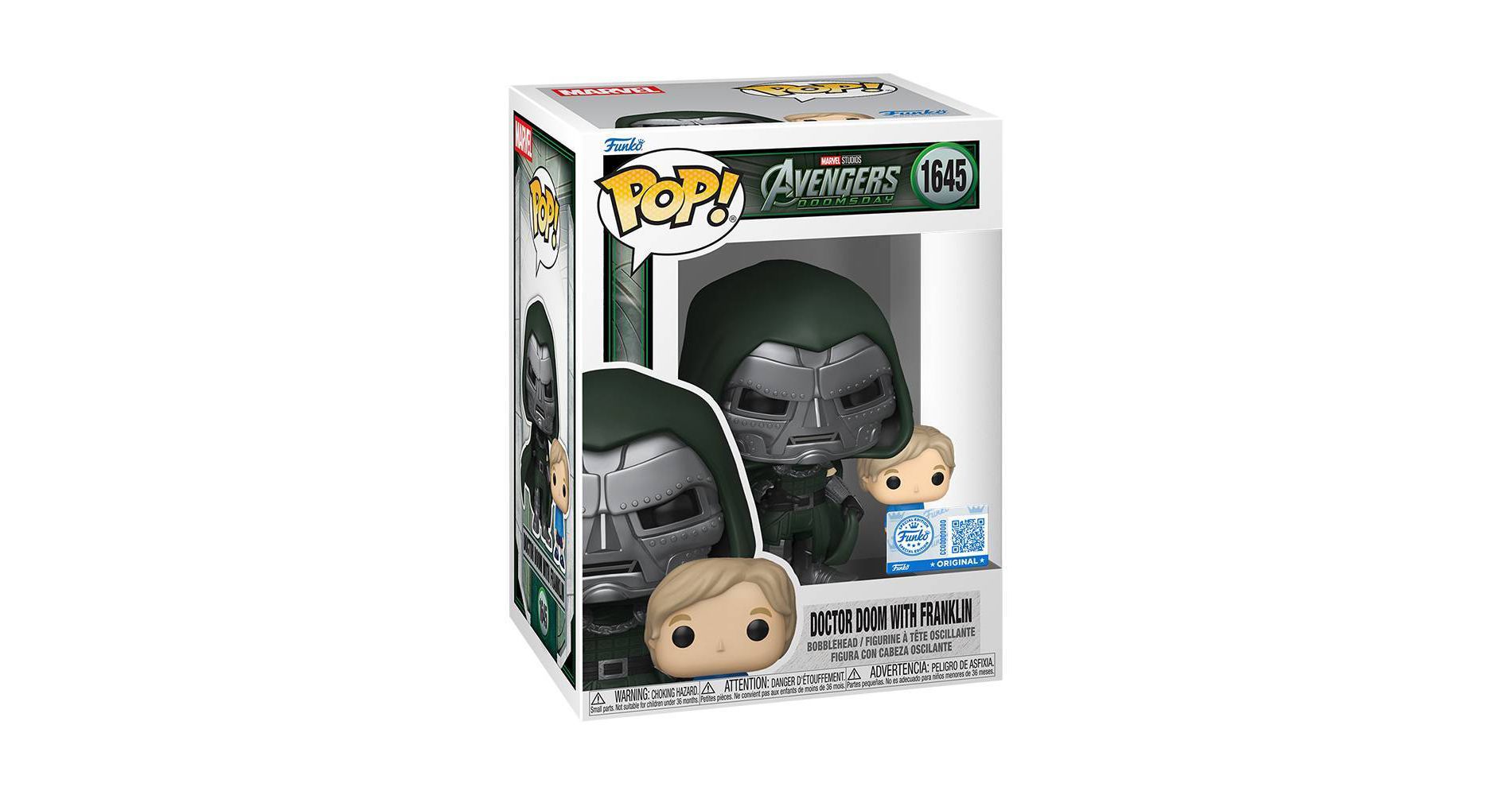 Funko POP! Marvel: Avengers Doomsday - Doctor Doom with Franklin Target Exclusive #1645