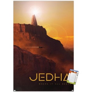 Trends International Star Wars: Jedha - Visit Jedha by Russell Walks 23 Unframed Wall Poster Prints - 1 of 4