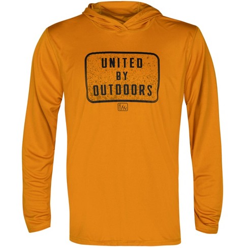 Fintech United By Outdoors Uv Pullover Hoodie - 2xl - Inca Gold : Target