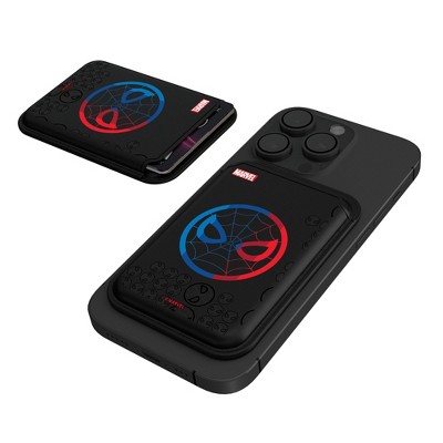 Keyscaper Marvel Spider-Man Sigil Black Magnetic Credit Card Wallet