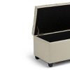 NicBex 33.3" Storage Bench Rectangle Footstool Small Ottoman Bench for Bedroom, Entryway - 4 of 4