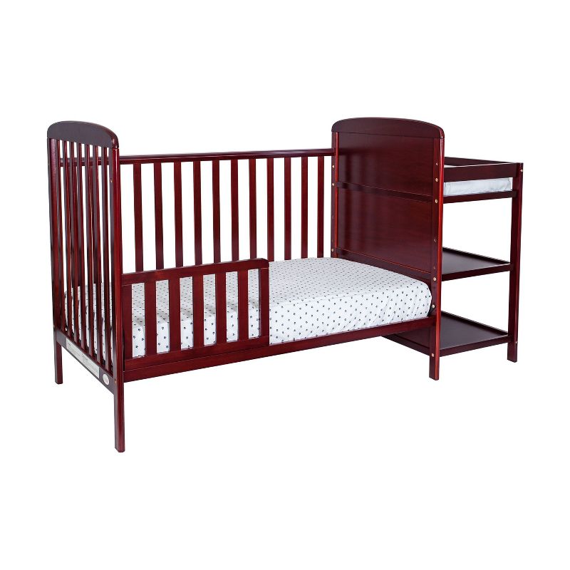 Suite Bebe Ramsey 3-in-1 Convertible Crib and Changer Combo - Cherry, 6 of 7
