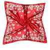 Allegra K Women's Satin Floral Polka Dots Neck Scarf 2Pcs - image 4 of 4