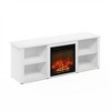 HOMLUX Modern Fireplace TV Stand for TVs up to 65" with 1400W Electric Fireplace - 3 of 4