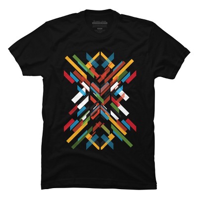 Men's Design By Humans Fractal Pattern By DBHOriginals T-Shirt