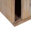 Kate and Laurel Cates Decorative Wood Wall Storage Cabinet with Sliding Barn Doors, 30x10x14, Rustic Brown - 4 of 4