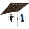 CAVINAS 10x6.5 FT Rectangle Beach Style Patio Umbrella Lights for Evenings, Sandproof Tan Shade for Garden (Base Sold Separately) - 2 of 4