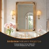 36x24 Inch Wood Frame Bathroom Mirror, Solid Wood Vanity Mirror for Farmhouse Decor - 4 of 4