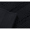 Home Mart Goods 2 Piece Dark Grey Soft Cozy Plush Chenille Bath Mat & Contour Bath Rug - 4 of 4