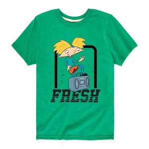 Boys' - Hey Arnold! - Fresh Arnold Short Sleeve Graphic T-Shirt - 1 of 4