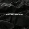 Duvet Cover Set, Queen Size, 3pcs, Ultra Soft, Breathable, Black, No Filling - 4 of 4