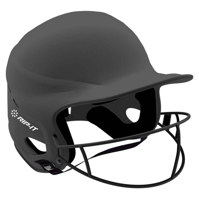RIP-IT Vision Pro Matte Fastpitch Batting Helmet with Faceguard, 1 of 2
