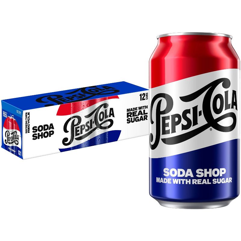 Pepsi Cola with Real Sugar- 12pk/12 fl oz Cans, 2 of 9