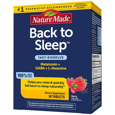 Nature Made Back To Sleep Tablets - 30ct