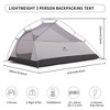 Naturehike Cloud-Up 3 Person Lightweight Backpacking Tent with Footprint - 3 Season Free Standing Dome Camping Hiking Waterproof Backpack Tents - 3 of 4