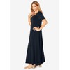 Jessica London Women's Plus Size Stretch Knit Sweetheart Maxi Dress - image 4 of 4